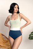 Harlow Mint Green and Dark Blue