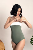 Noelle Ceylon Green and White