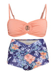 Thea Determine Orange and Navy Hawaiian