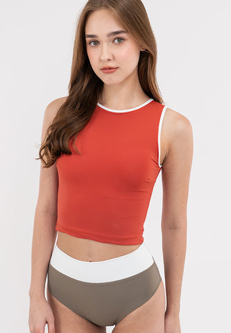 Alexa Mocha/White/Terracota