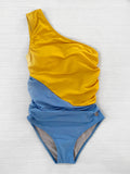Hazel Mustard and Dusty Blue