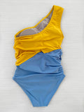 Hazel Mustard and Dusty Blue