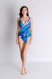 Laura Blue Wave with Light Turqoise Belt