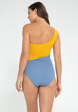 Hazel Mustard and Dusty Blue