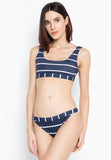 Agatha Navy And White Stripes