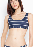 Agatha Navy And White Stripes