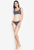 Agatha Navy And White Stripes