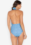 Angelique Light Blue with triangle pattern