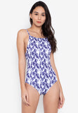 Steffi Blue and white Abstract