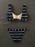 Agatha Navy And White Stripes