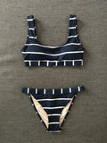 Agatha Navy And White Stripes